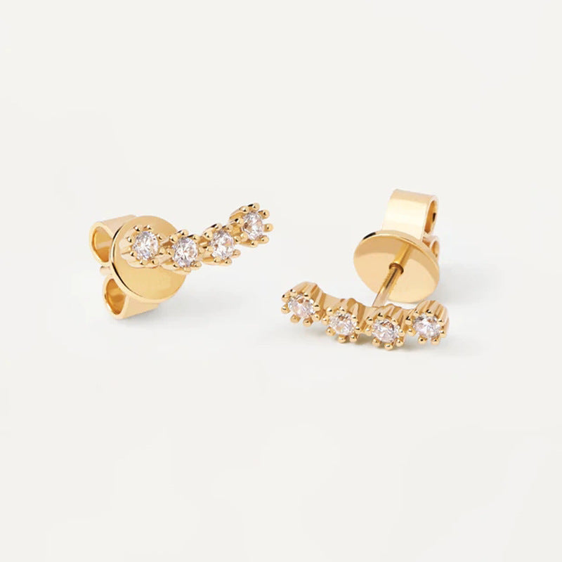 Noelle 18K Gold-Plated Studs