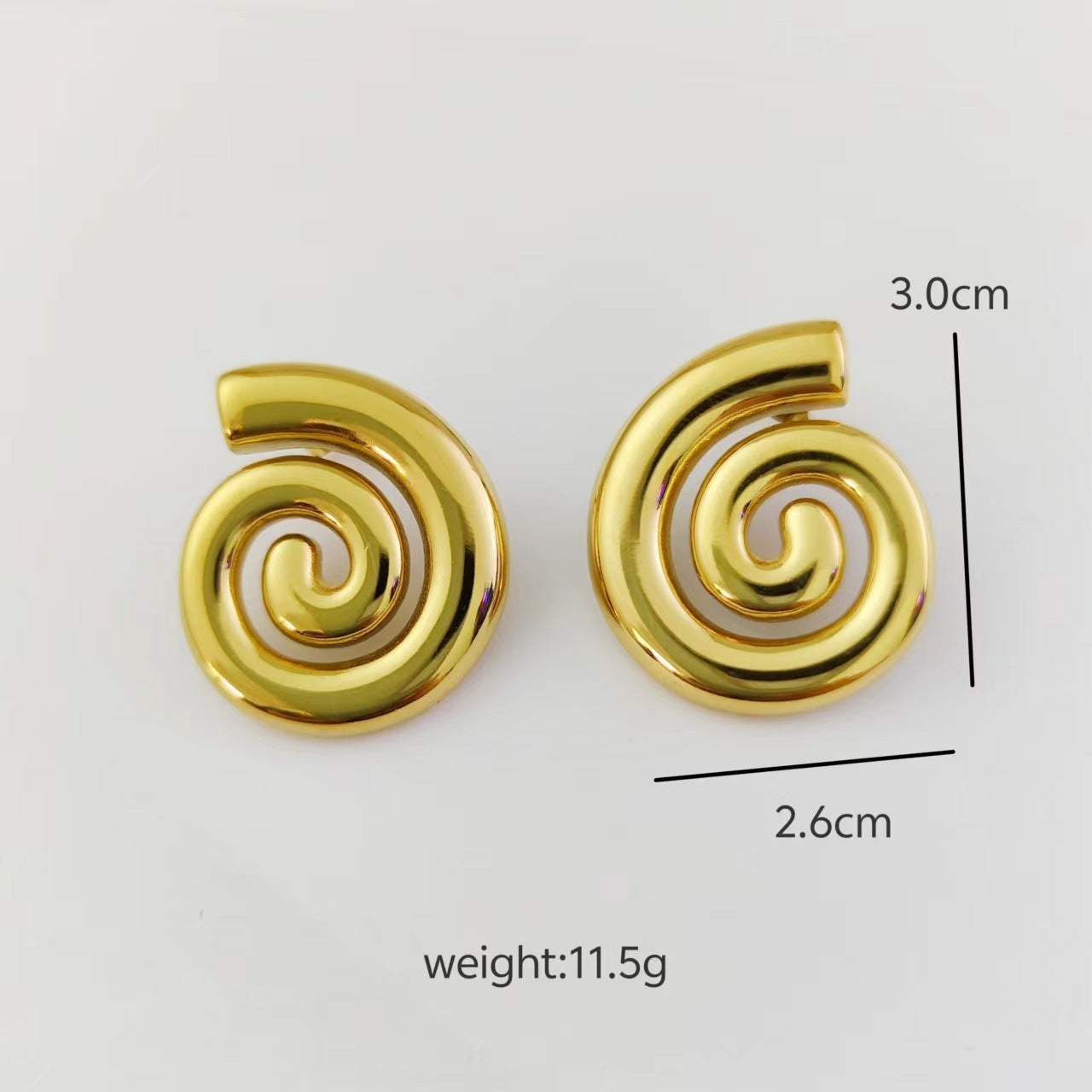 Zoey 18K Gold-Plated Earrings