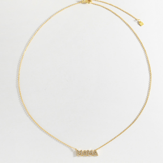 Mama 18K Gold-Plated Necklace