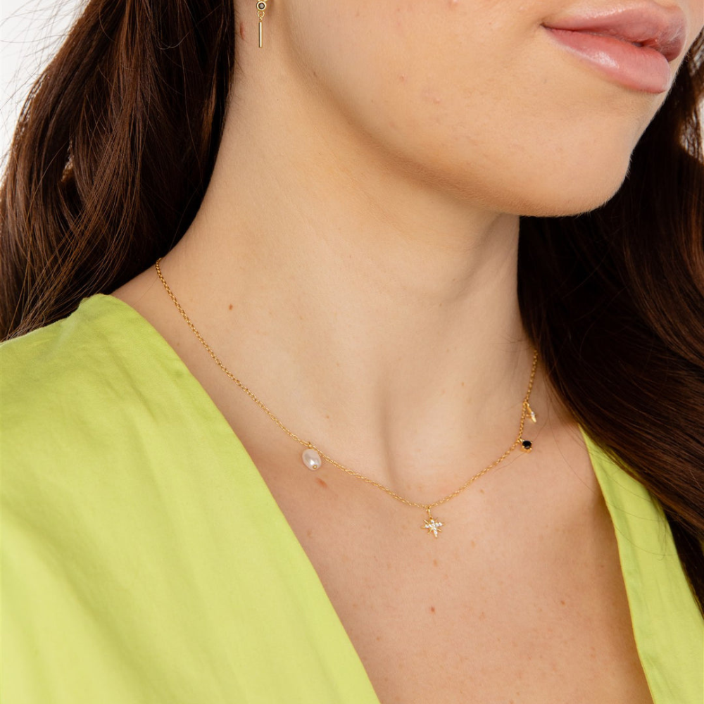 Gaia 18K Gold-Plated Necklace
