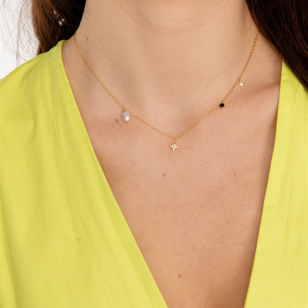Gaia 18K Gold-Plated Necklace