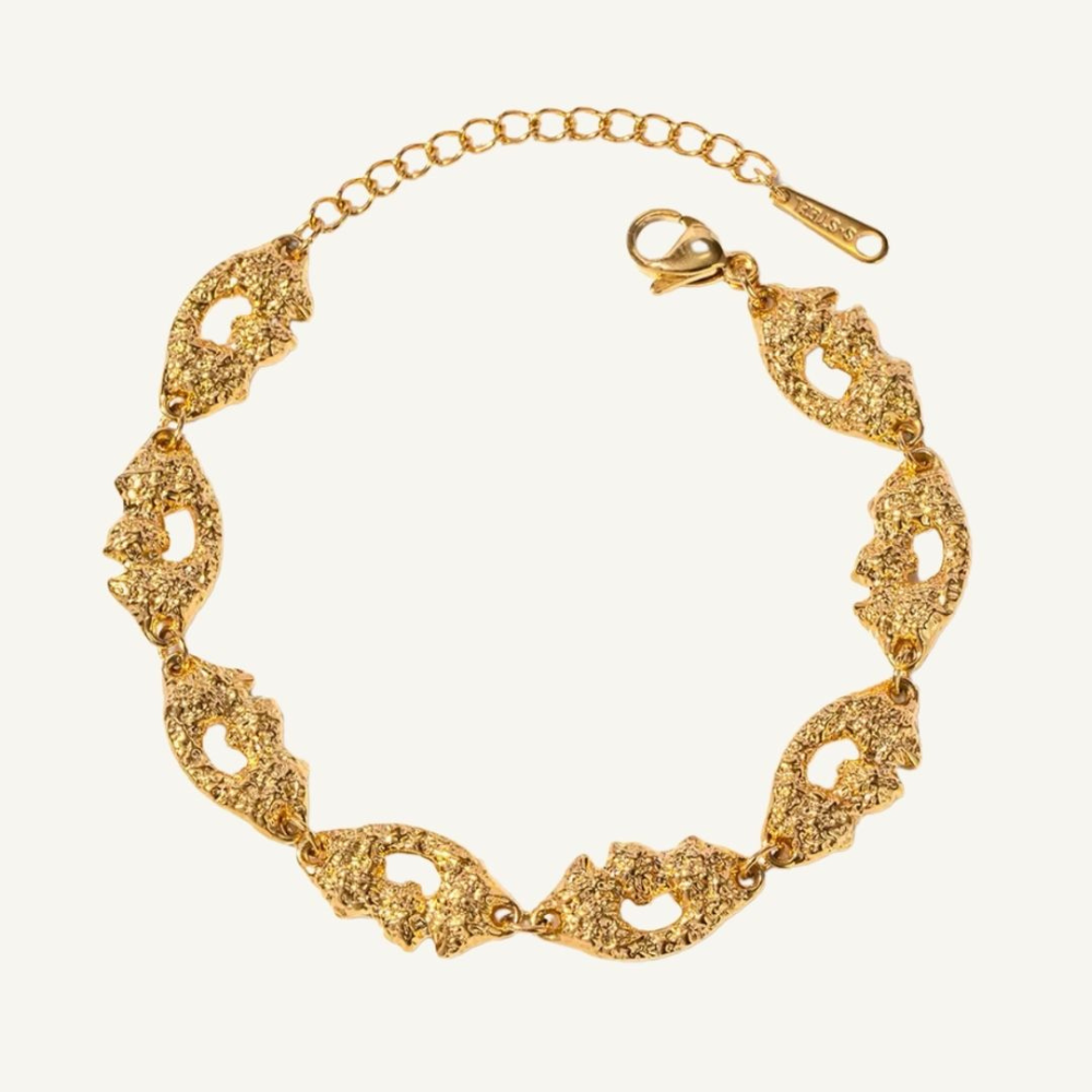 Camilla 18K Gold-Plated Textured Bracelet
