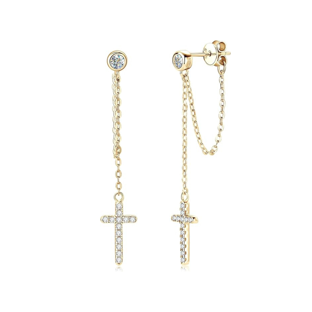 Faith Moissanite Diamond Earrings