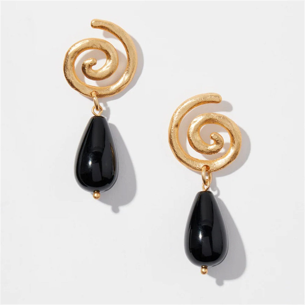 Aretes 18K Gold-Plated Earrings