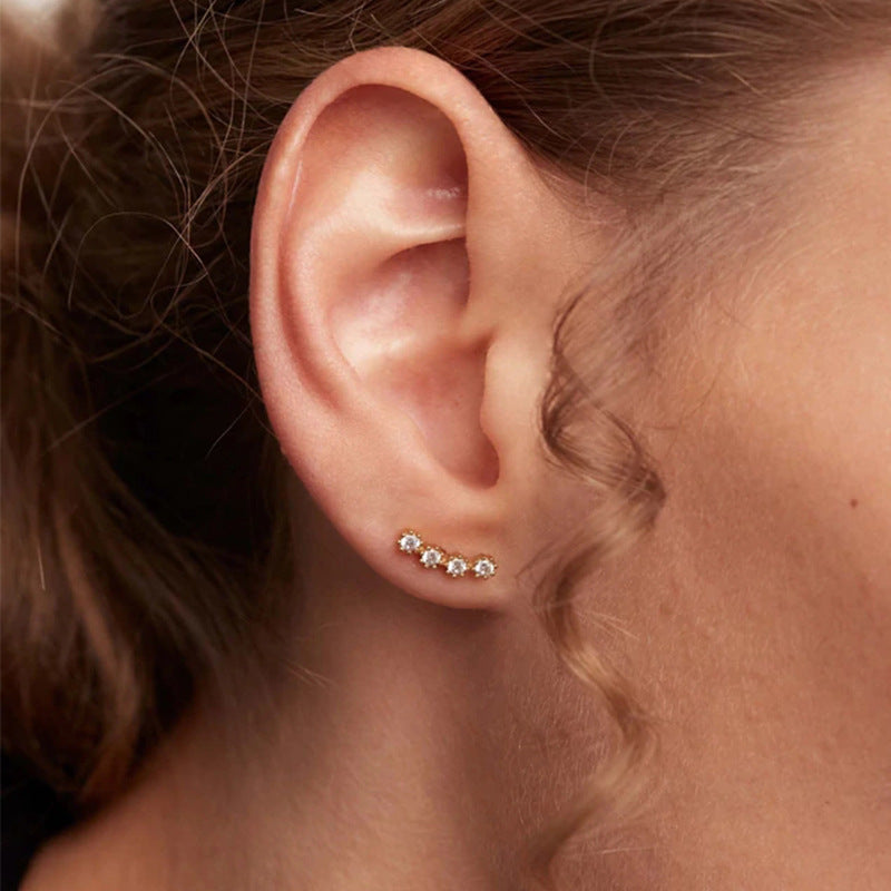 Noelle 18K Gold-Plated Studs