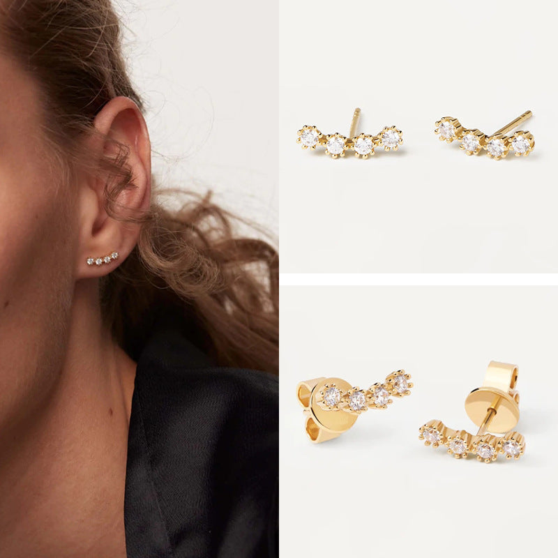 Noelle 18K Gold-Plated Studs