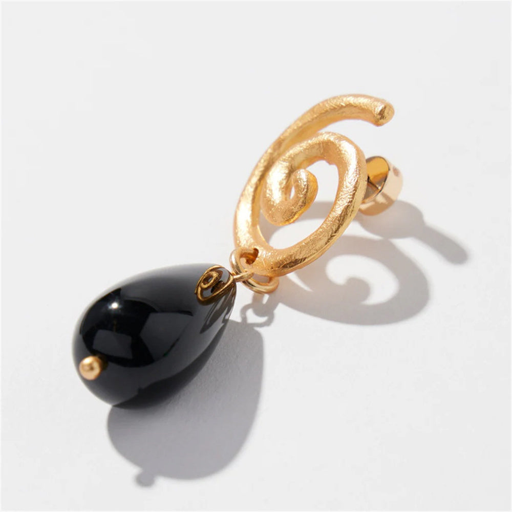 Aretes 18K Gold-Plated Earrings