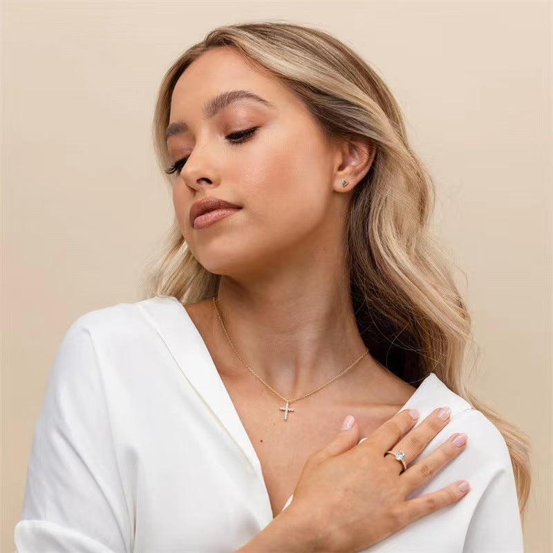 Radiant Faith Cross Necklace