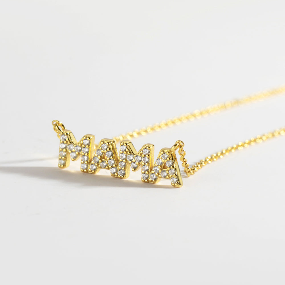 Mama 18K Gold-Plated Necklace