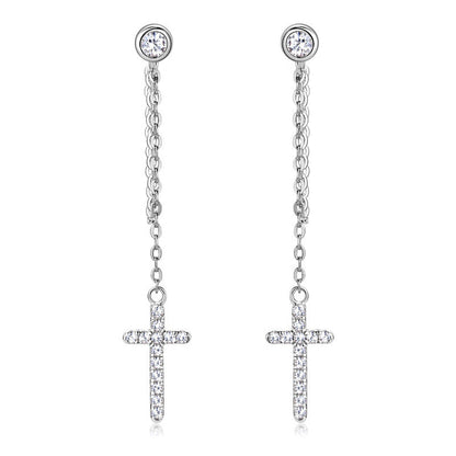 Faith Moissanite Diamond Earrings
