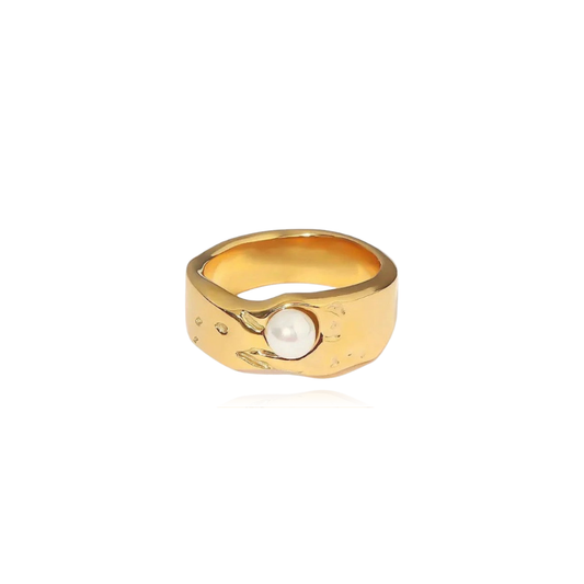 Gloria 18K Gold-Plated Ring