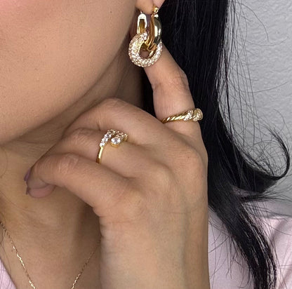 Brooklyn 18K Gold-Plated Earrings